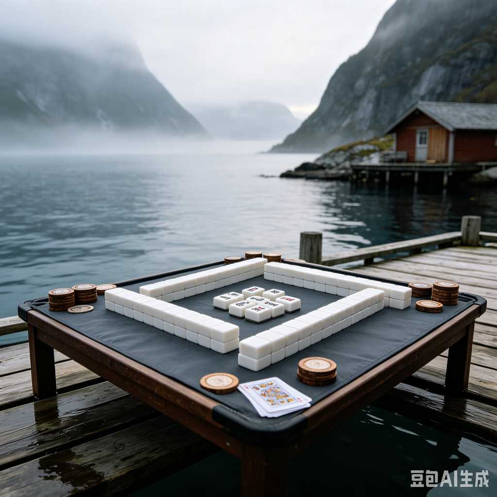 floral design mahjong set